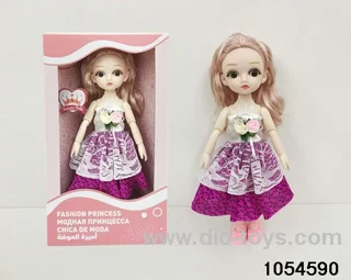 12 inch 11 jointed doll in window box