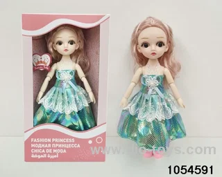 12 inch 11 jointed doll in window box