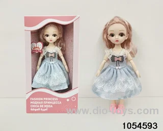 12 inch 11 jointed doll in window box