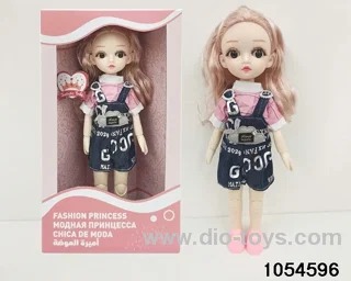 12 inch 11 jointed doll in window box