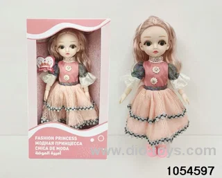 12 inch 11 jointed doll in window box