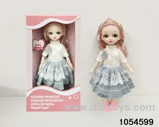 12 inch 11 jointed doll in window box