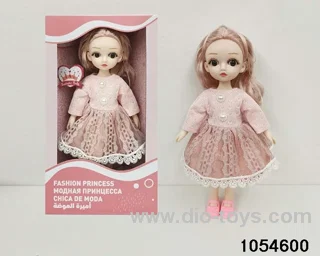 12 inch 11 jointed doll in window box