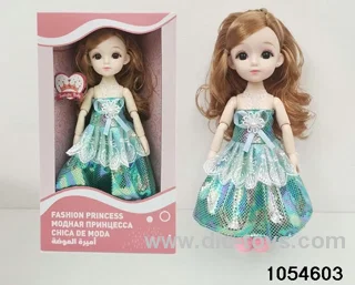 12 inch 11 jointed doll in window box