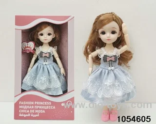 12 inch 11 jointed doll in window box