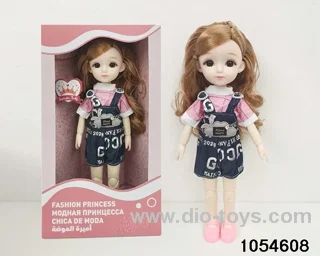12 inch 11 jointed doll in window box