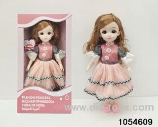 12 inch 11 jointed doll in window box