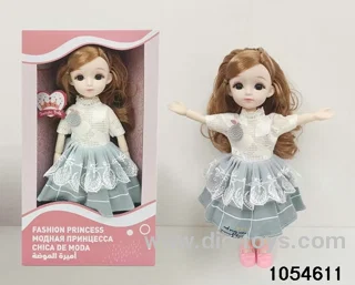 12 inch 11 jointed doll in window box