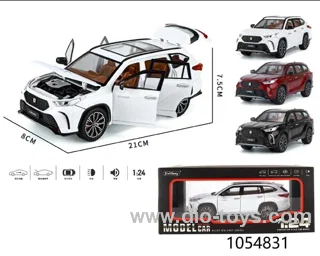 1:64 free wheel alloy car with light/sound