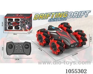 1:16 2.4G rc stunt car with spray