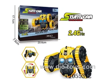 rc stunt car with light