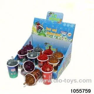 DIY mud slime 2 colors in display box