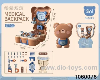 Bear Tool Small Backpack in paper card