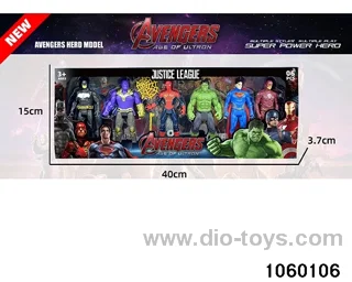 Avengers Character Figurine Set in window box