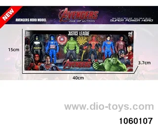 Avengers Character Figurine Set in window box