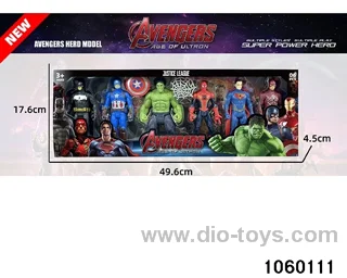Avengers Character Figurine Set in window box
