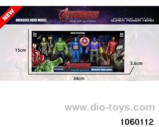 Avengers Character Figurine Set in window box