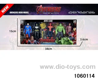 Avengers Character Figurine Set in window box