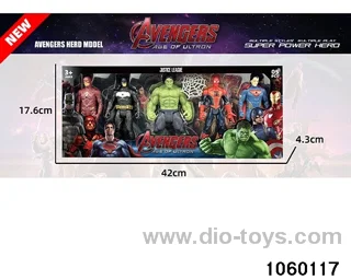 Avengers Character Figurine Set in window box
