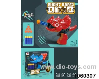 2-in-1 softball gun + ping-pong gun in display box