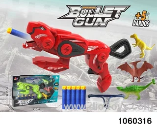 Softball gun set in window box