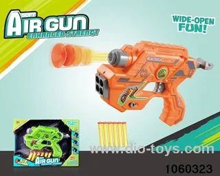 Softball gun set in window box