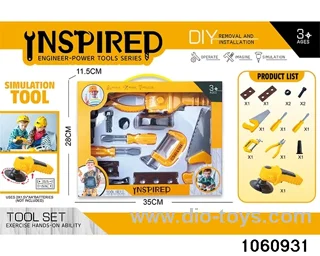 Power Tool Set in window box