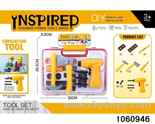 Power Tool Set in Tool box
