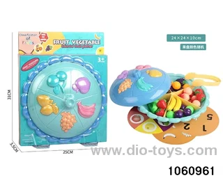 42pcs Fruit and Vegetable Toys in PVC cover