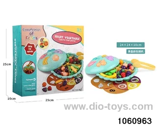 42pcs Fruit and Vegetable Toys in color box