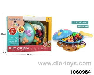 42pcs Fruit and Vegetable Toys in window box
