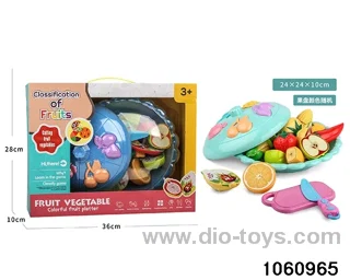 12pcs Fruit and Vegetable Toys in window box