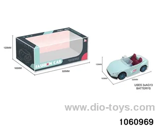 sliding vehicle with light in window box