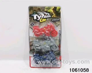 Rebound Motorbike(3pcs) in Blister card