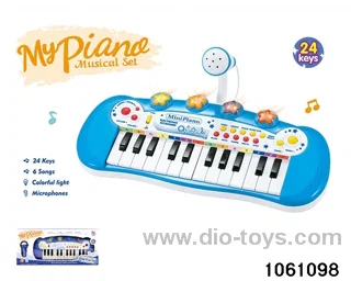 24 Keys Electronic Piano in window box