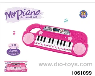22 Keys Electronic Piano in window box