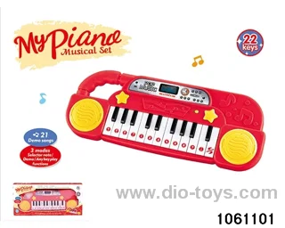 22 Keys Electronic Piano in window box