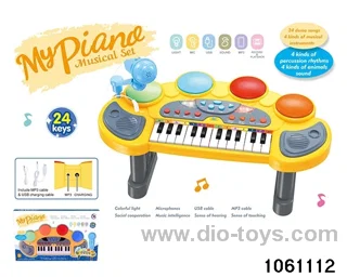 24 Keys Electronic Piano in window box
