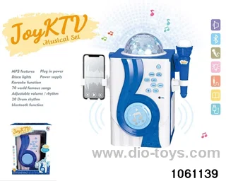 karaoke machine in window box