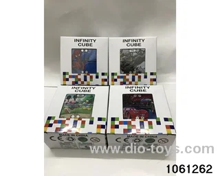 Rubik's cube in color box