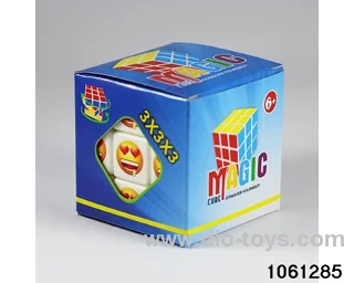 Rubik's cube in color box