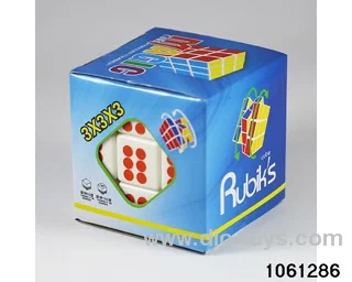 Rubik's cube in color box
