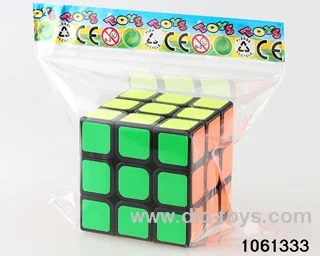 Rubik's cube in opp bag