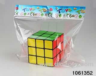 Rubik's cube in opp bag