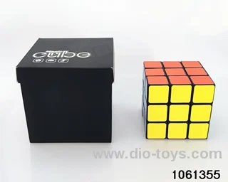 Rubik's cube in color box