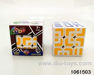 Rubik's cube in window box