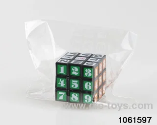 Rubik's cube in opp bag