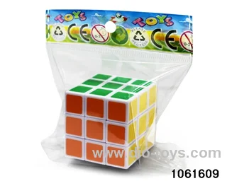 Rubik's cube in opp bag
