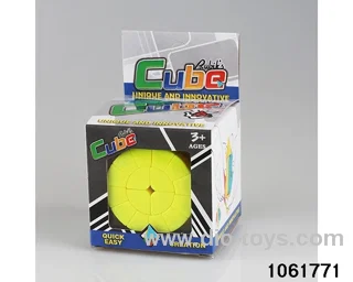 Rubik's cube in color box