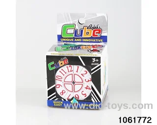 Rubik's cube in color box
